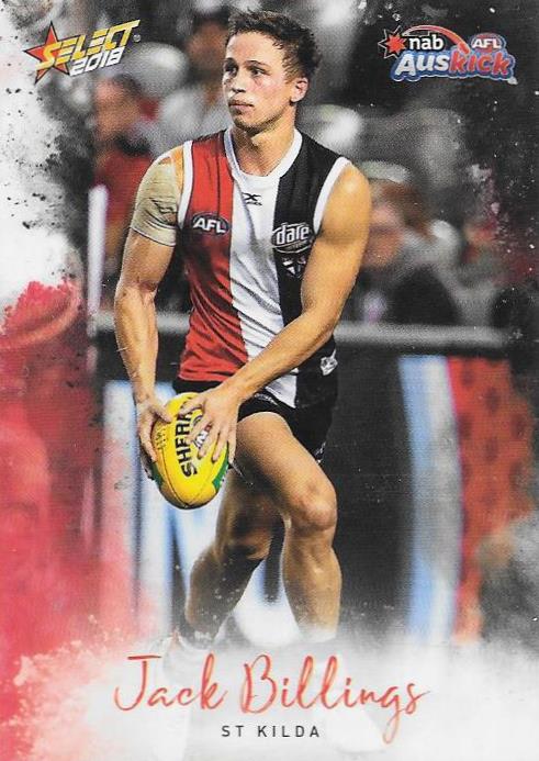 Jack Billings, Auskick, 2018 Select AFL Footy Stars