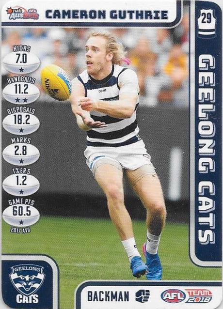 Cameron Guthrie, Auskick, 2018 Teamcoach AFL