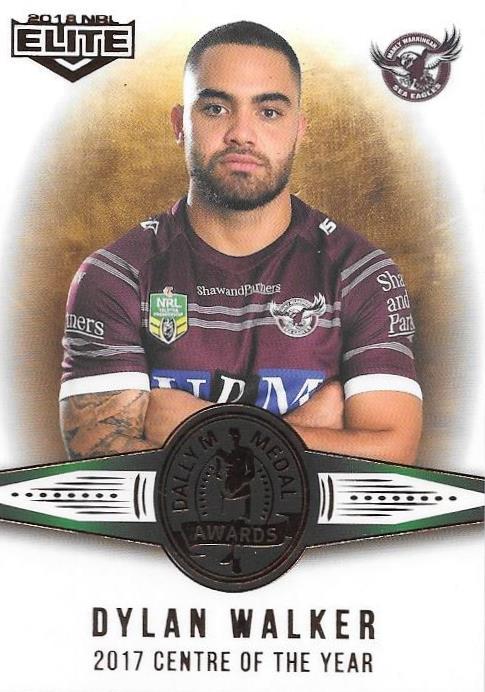 Matt Gillett, Medal card, 2018 TLA esp Elite NRL