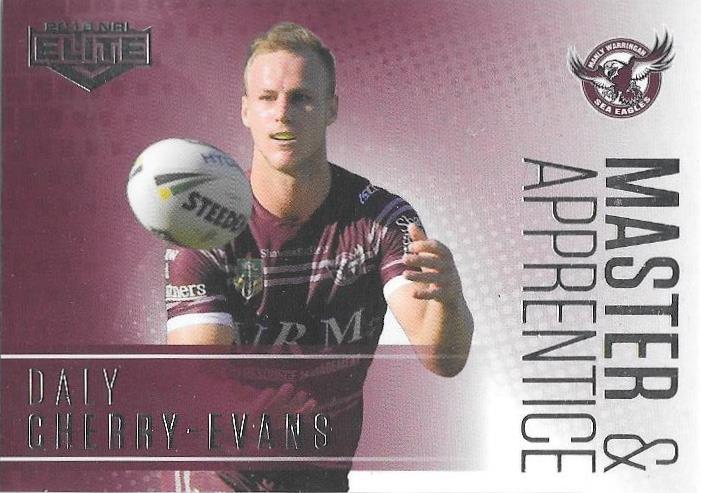 Daly Cherry-Evans, Master & Apprentice, 2018 TLA esp Elite NRL