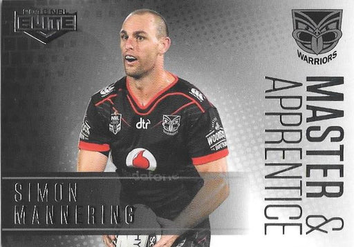 Simon Mannering, Master & Apprentice, 2018 TLA esp Elite NRL