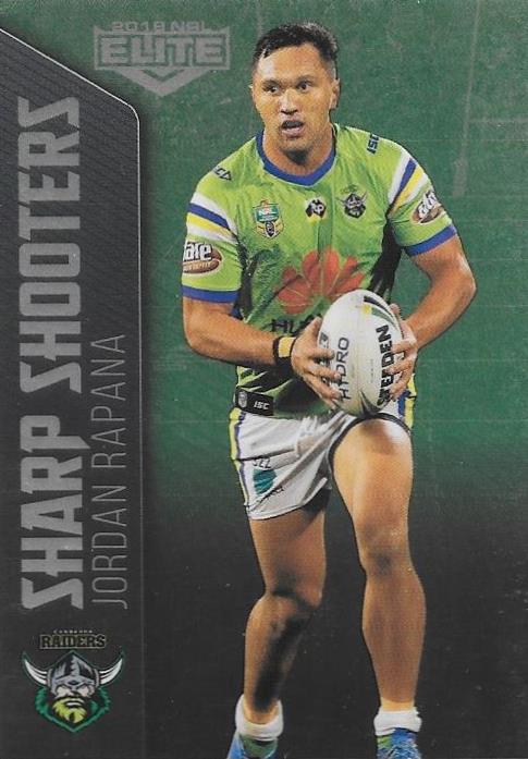 Jordan Rapana, Sharp Shooters, 2018 TLA esp Elite NRL