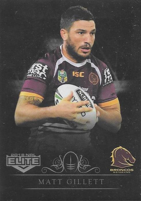 2018 ESP TLA NRL Elite Rugby League Black Parallel card - 1 to 99 - Pick Your Card