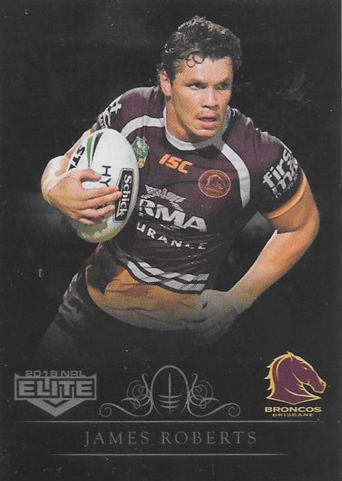 2018 ESP TLA NRL Elite Rugby League Black Parallel card - 1 to 99 - Pick Your Card