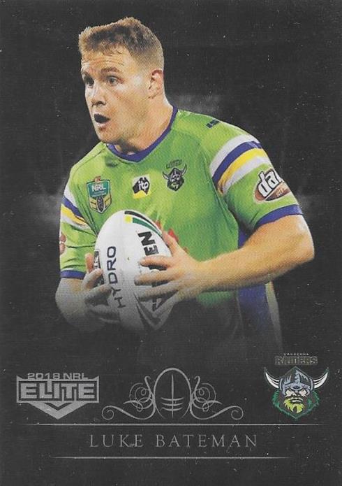 2018 ESP TLA NRL Elite Rugby League Black Parallel card - 1 to 99 - Pick Your Card