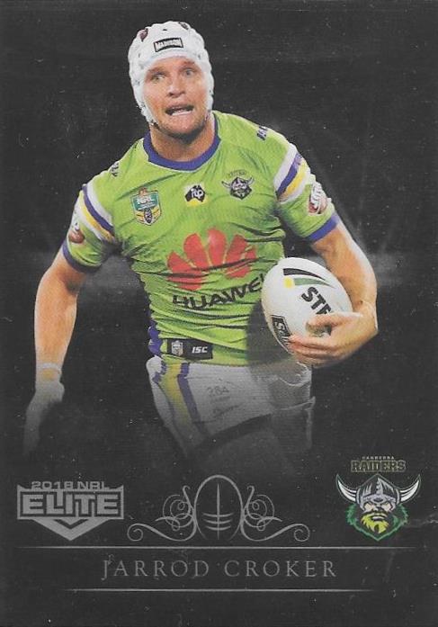 2018 ESP TLA NRL Elite Rugby League Black Parallel card - 1 to 99 - Pick Your Card