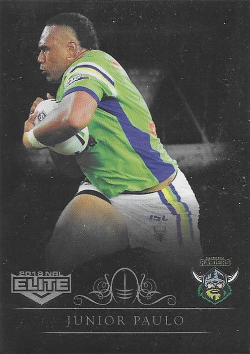 2018 ESP TLA NRL Elite Rugby League Black Parallel card - 1 to 99 - Pick Your Card