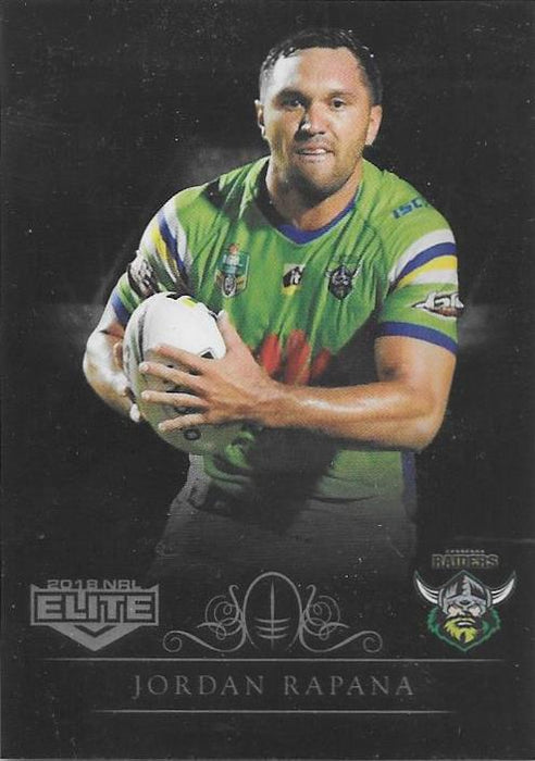 2018 ESP TLA NRL Elite Rugby League Black Parallel card - 1 to 99 - Pick Your Card