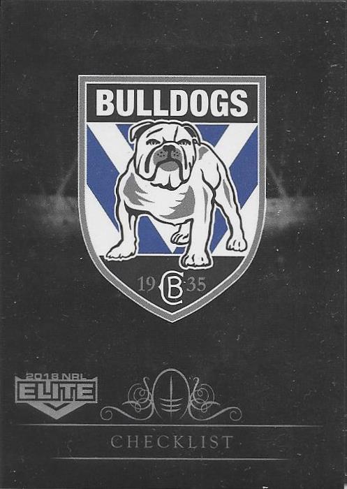 2018 ESP TLA NRL Elite Rugby League Black Parallel card - 1 to 99 - Pick Your Card