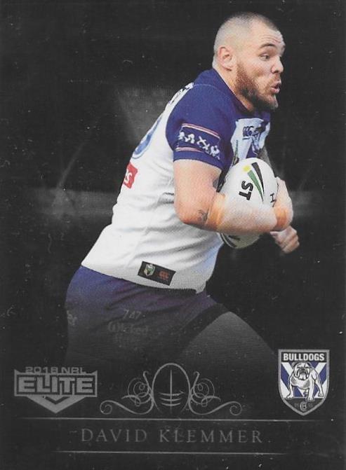 2018 ESP TLA NRL Elite Rugby League Black Parallel card - 1 to 99 - Pick Your Card