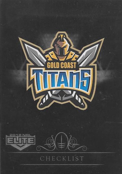 2018 ESP TLA NRL Elite Rugby League Black Parallel card - 1 to 99 - Pick Your Card