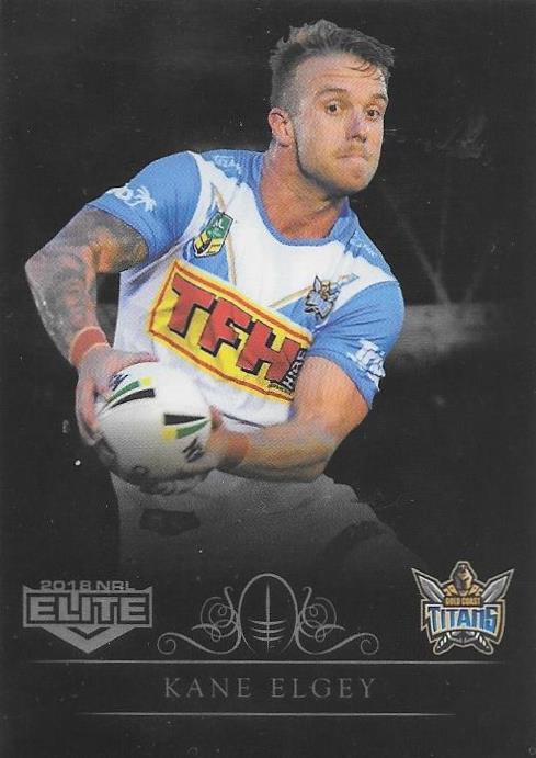 2018 ESP TLA NRL Elite Rugby League Black Parallel card - 1 to 99 - Pick Your Card