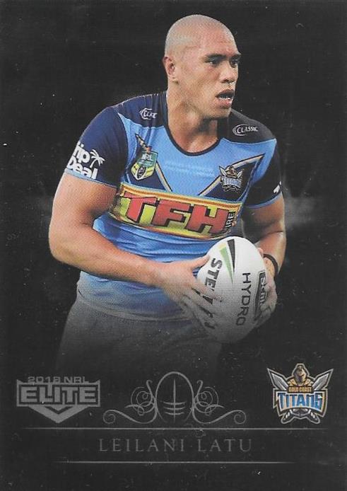 2018 ESP TLA NRL Elite Rugby League Black Parallel card - 1 to 99 - Pick Your Card