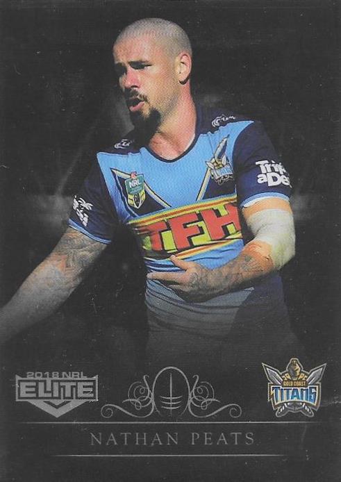 2018 ESP TLA NRL Elite Rugby League Black Parallel card - 1 to 99 - Pick Your Card