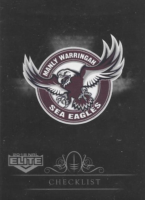 2018 ESP TLA NRL Elite Rugby League Black Parallel card - 1 to 99 - Pick Your Card