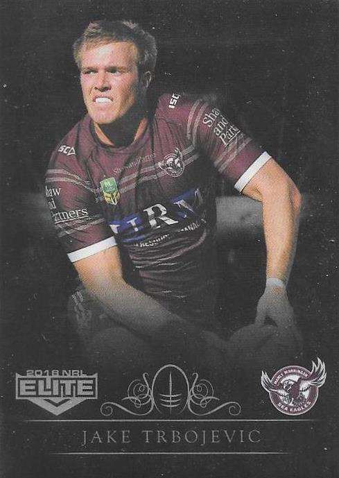 2018 ESP TLA NRL Elite Rugby League Black Parallel card - 1 to 99 - Pick Your Card