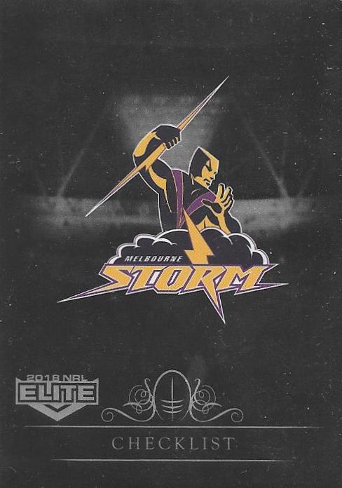 2018 ESP TLA NRL Elite Rugby League Black Parallel card - 1 to 99 - Pick Your Card