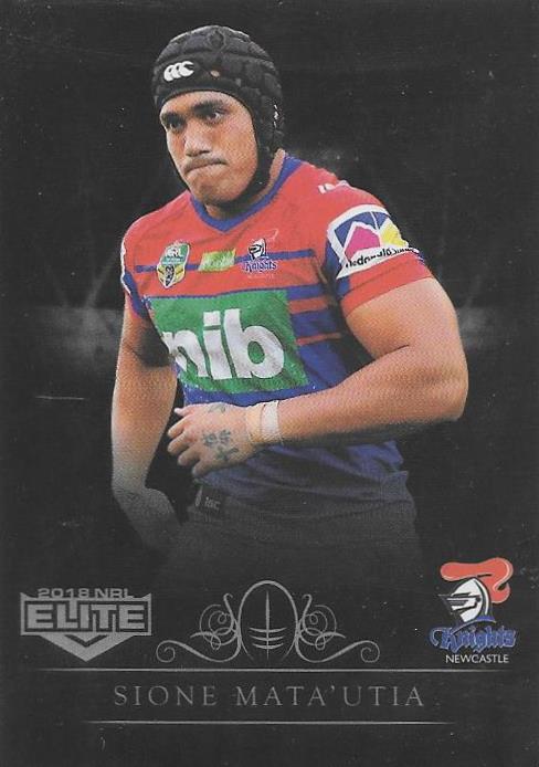 2018 ESP TLA NRL Elite Rugby League Black Parallel card - 1 to 99 - Pick Your Card