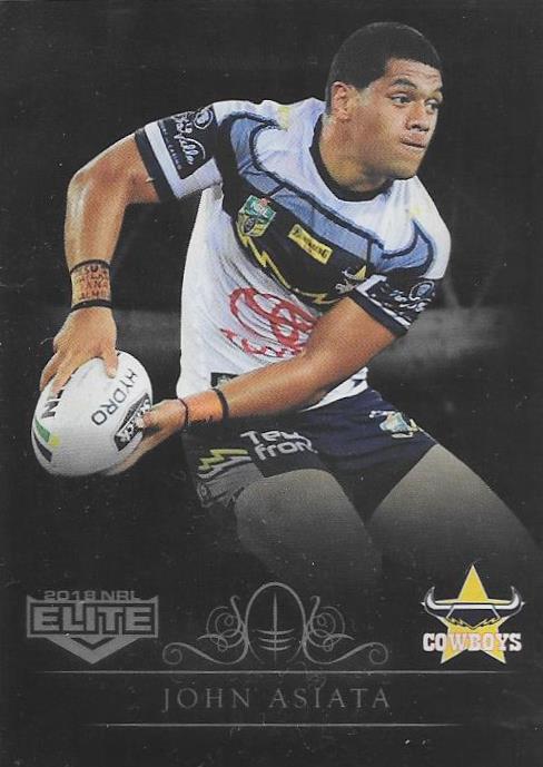 2018 ESP TLA NRL Elite Rugby League Black Parallel card - 1 to 99 - Pick Your Card