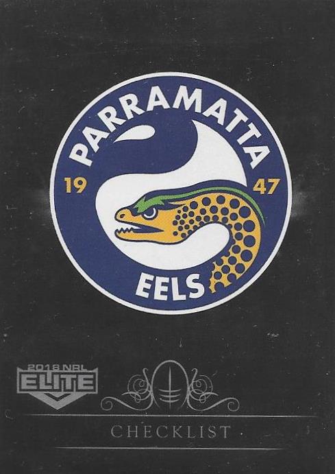 2018 ESP TLA NRL Elite Rugby League Black Parallel card - 1 to 99 - Pick Your Card