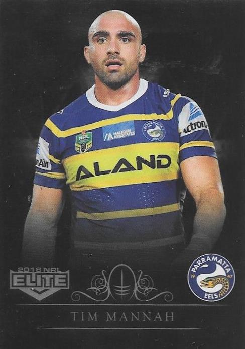 2018 ESP TLA NRL Elite Rugby League Black Parallel card - 1 to 99 - Pick Your Card