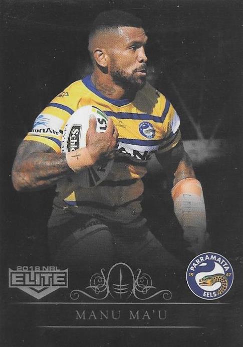 2018 ESP TLA NRL Elite Rugby League Black Parallel card - 1 to 99 - Pick Your Card