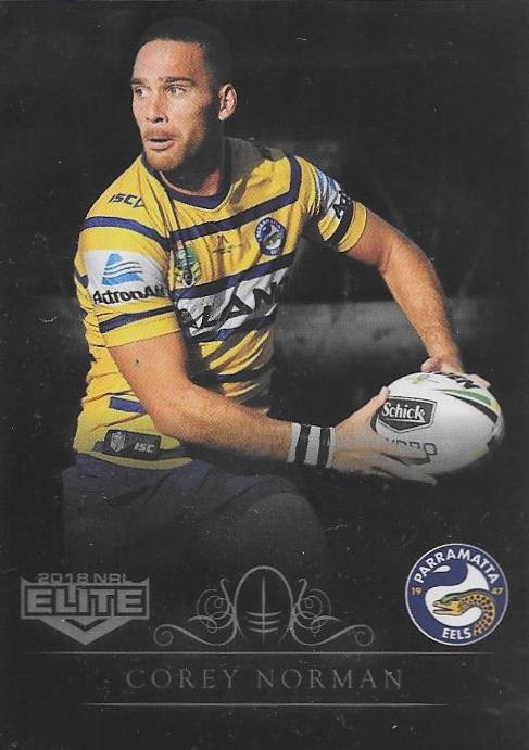 2018 ESP TLA NRL Elite Rugby League Black Parallel card - 1 to 99 - Pick Your Card