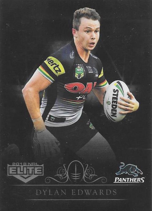 2018 ESP TLA Elite Rugby League Black Parallel card - 101 to 159 - Pick Your Card