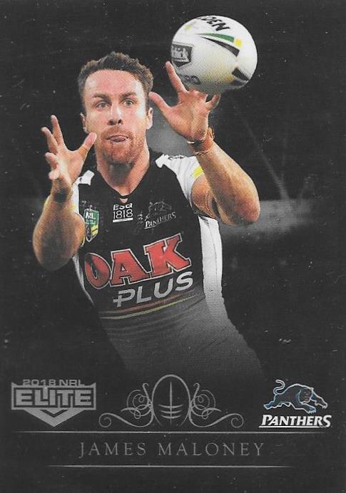 2018 ESP TLA Elite Rugby League Black Parallel card - 101 to 159 - Pick Your Card