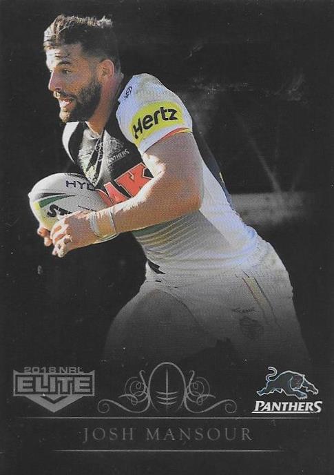 2018 ESP TLA Elite Rugby League Black Parallel card - 101 to 159 - Pick Your Card