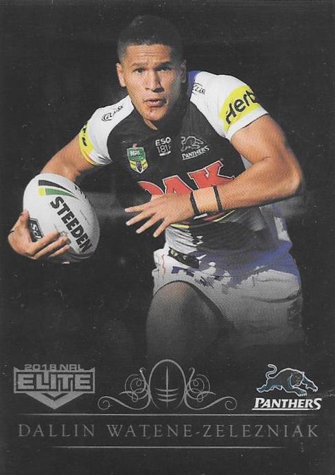 2018 ESP TLA Elite Rugby League Black Parallel card - 101 to 159 - Pick Your Card