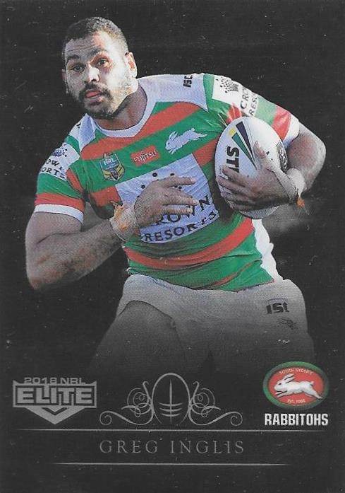 2018 ESP TLA Elite Rugby League Black Parallel card - 101 to 159 - Pick Your Card