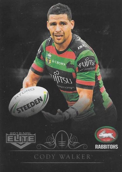 2018 ESP TLA Elite Rugby League Black Parallel card - 101 to 159 - Pick Your Card