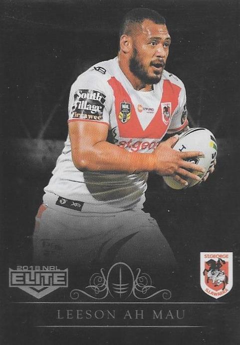 2018 ESP TLA Elite Rugby League Black Parallel card - 101 to 159 - Pick Your Card