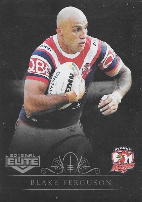 2018 ESP TLA Elite Rugby League Black Parallel card - 101 to 159 - Pick Your Card