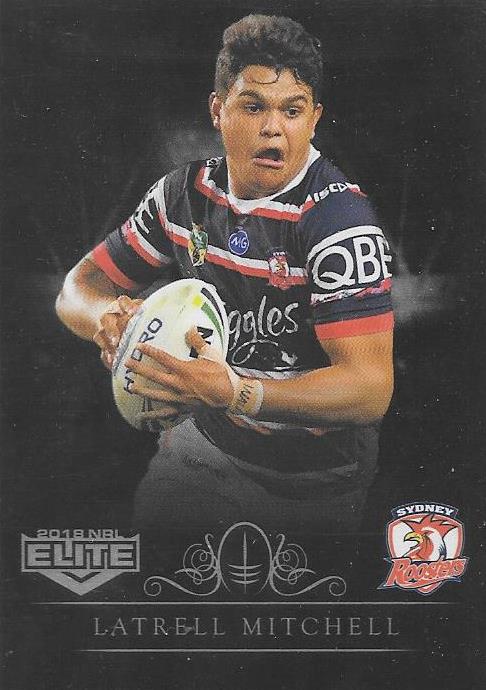 2018 ESP TLA Elite Rugby League Black Parallel card - 101 to 159 - Pick Your Card