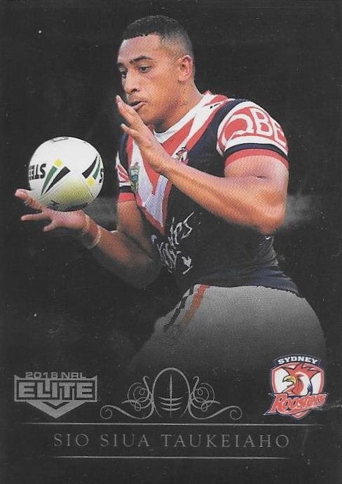 2018 ESP TLA Elite Rugby League Black Parallel card - 101 to 159 - Pick Your Card