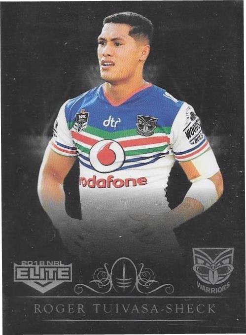 2018 ESP TLA Elite Rugby League Black Parallel card - 101 to 159 - Pick Your Card