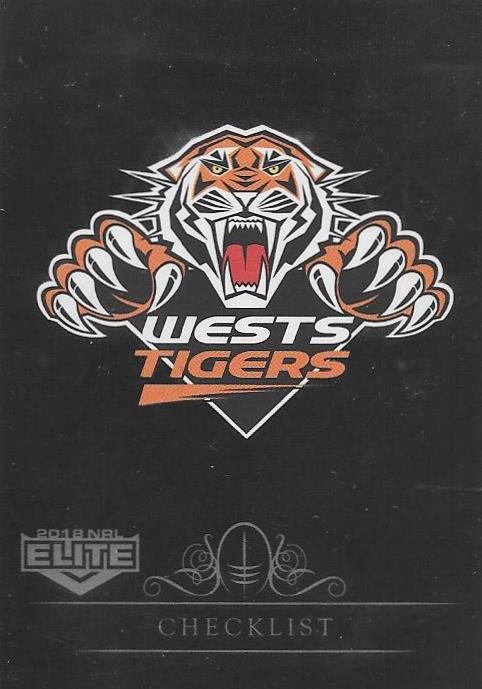 2018 ESP TLA Elite Rugby League Black Parallel card - 101 to 159 - Pick Your Card