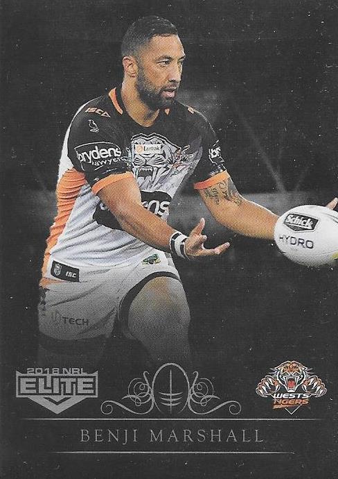 2018 ESP TLA Elite Rugby League Black Parallel card - 101 to 159 - Pick Your Card