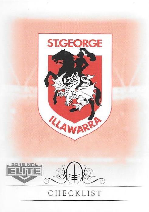 2018 ESP TLA Elite Rugby League Common card - 101 to 159 - Pick Your Card