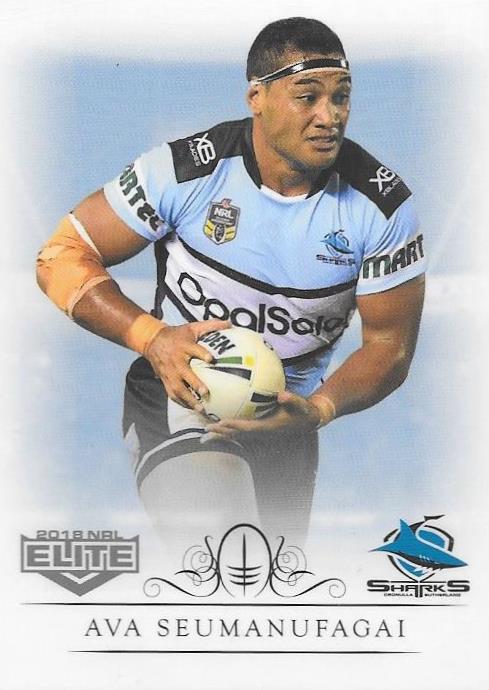 Ava Seumanufagai, Box card, 2018 TLA esp Elite NRL