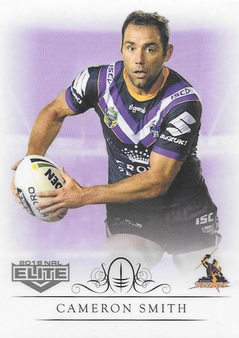 Cameron Smith, Box card, 2018 TLA esp Elite NRL