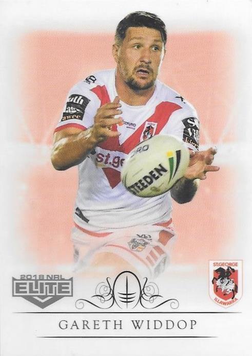 Gareth Widdop, Box card, 2018 TLA esp Elite NRL