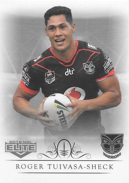 Roger Tuivasa-Sheck, Box card, 2018 TLA esp Elite NRL