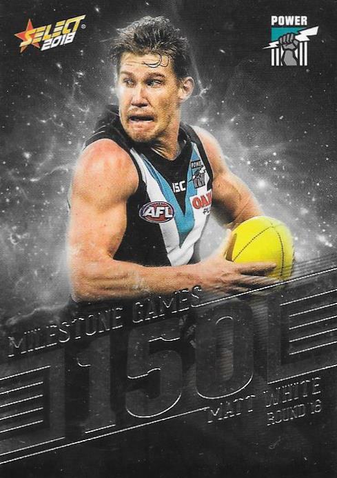 Matt White, 150 Games Milestone, 2018 Select AFL Footy Stars