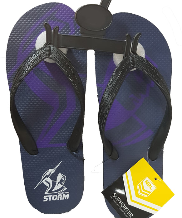 Melbourne Storm THONGS - BLACK - Sizes S