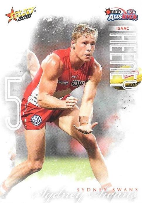 Isaac Heeney, Auskick, 2019 Select AFL Footy Stars