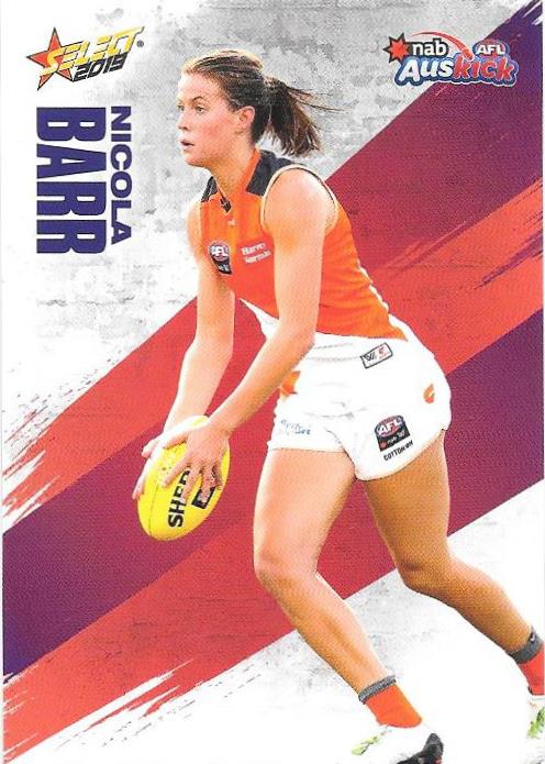 Nicola Barr, Auskick, 2019 Select AFL Footy Stars