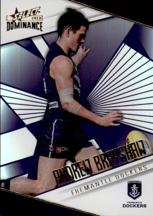 Andrew Brayshaw, Holofoil Parallel, 2019 Select AFL Dominance